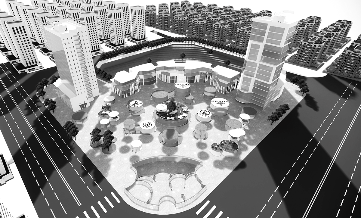 南昌钻石广场购物中心设计(图1)