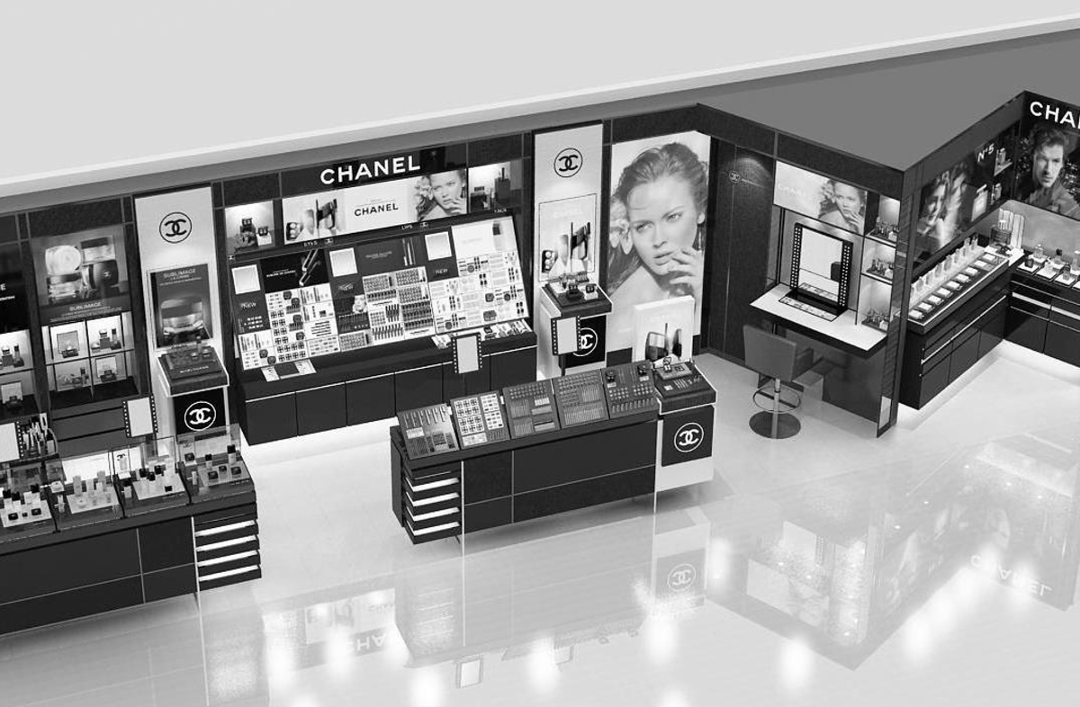 CHNAEL品牌商店设计(图2)